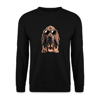 Limier - Sweat-shirt Unisexe - noir - Devant - Alina (178cm) & Michal (187cm)