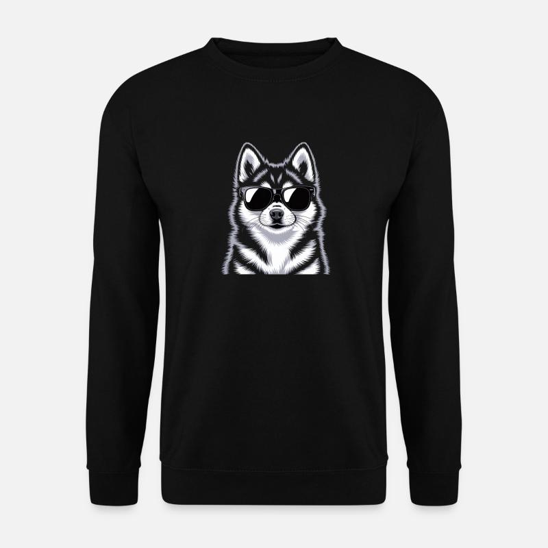 Pomsky - Unisex Pullover - Schwarz