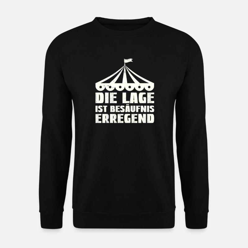 The situation is drunkenness - Unisex Sweatshirt - black
