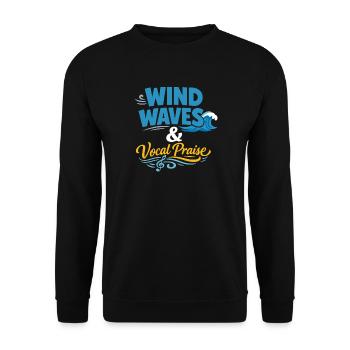 Shanty Crew folk music community - Unisex Sweatshirt - black - Front - Alina (178cm) & Michal (187cm)