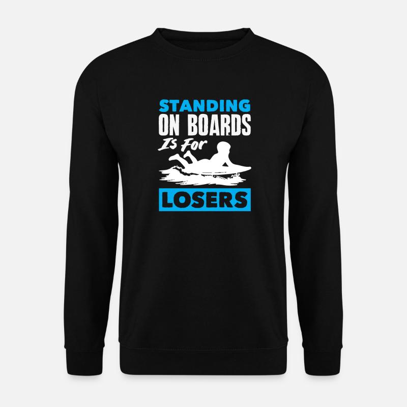 Surfen Surfboarder Bodyboarder - Unisex Pullover - Schwarz