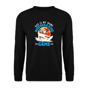 Surfeur Surfeur Bodyboarder - Sweat-shirt Unisexe - noir - Devant - Alina (178cm) & Michal (187cm)