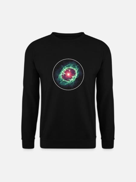 Astronomy Space Planetary Nebula Shell - Unisex Sweatshirt - black