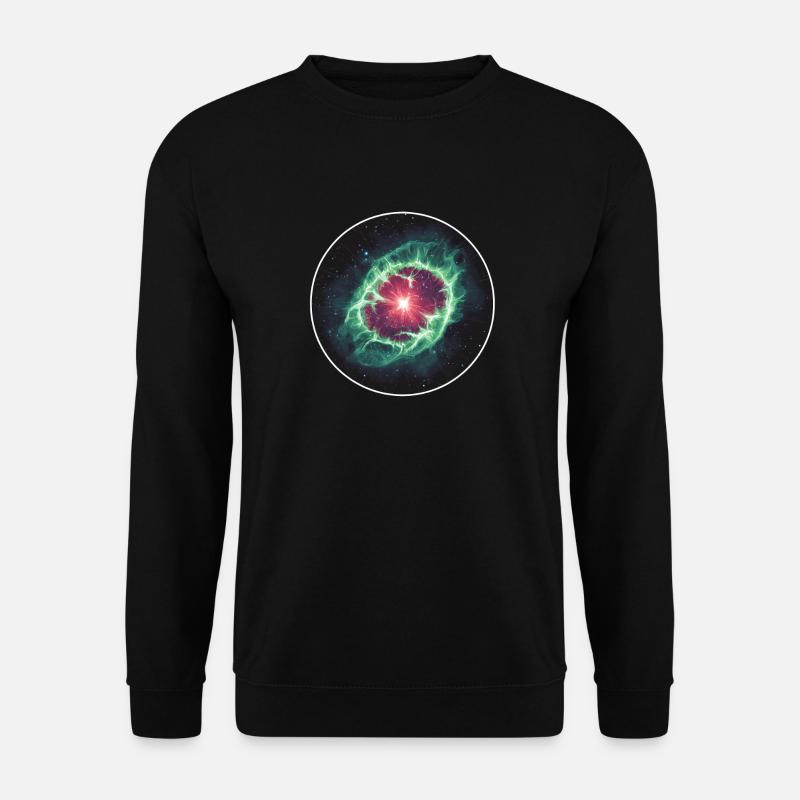 Astronomische Weltraum-Nebelschale - Unisex Pullover - Schwarz