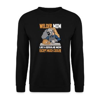 Des cadeaux pour les métallurgistes qui disent le soudeur - Sweat-shirt Unisexe - noir - Devant - Alina (178cm) & Michal (187cm)