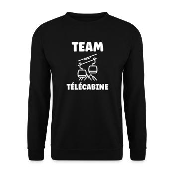 Gondola team - Unisex Sweatshirt - black - Front - Alina (178cm) & Michal (187cm)