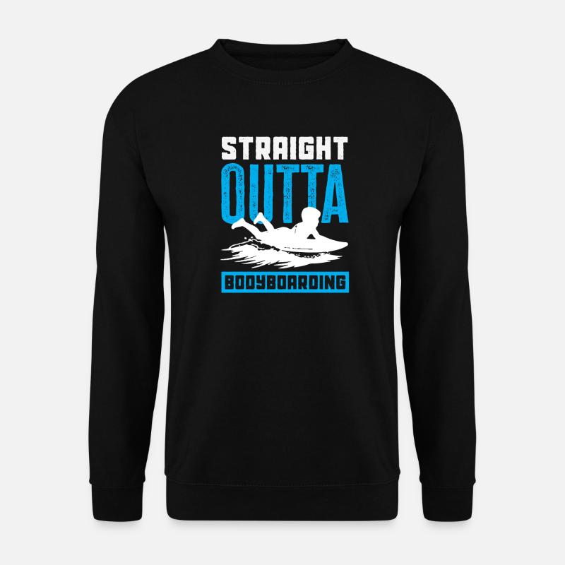 Surfen Surfboarder Bodyboarder - Unisex Pullover - Schwarz