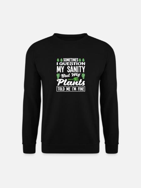 Ask My Reason Plant Lover - Unisex Sweatshirt - black