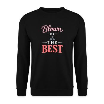 Les poils de mer s’en fichent - Sweat-shirt Unisexe - noir - Devant - Alina (178cm) & Michal (187cm)