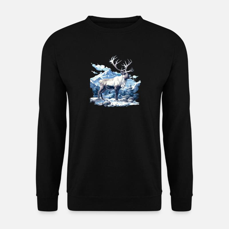 Reindeer Reindeer - Unisex Sweatshirt - black