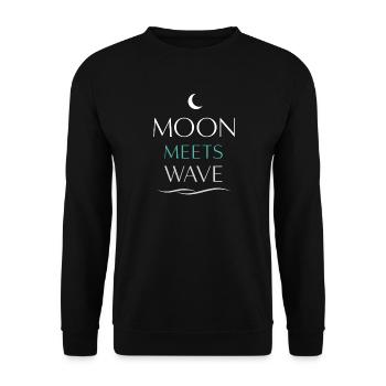 Navigation de nuit avec - Sweat-shirt Unisexe - noir - Devant - Alina (178cm) & Michal (187cm)