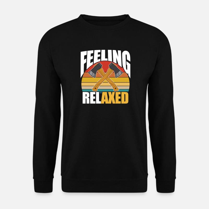 Sich entspannt fühlen - Unisex Pullover - Schwarz