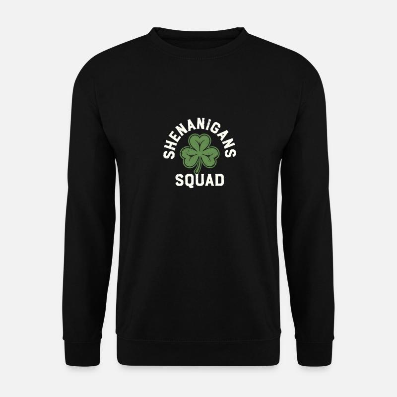 Shenanigans Squad Shamrock - Unisex Sweatshirt - black