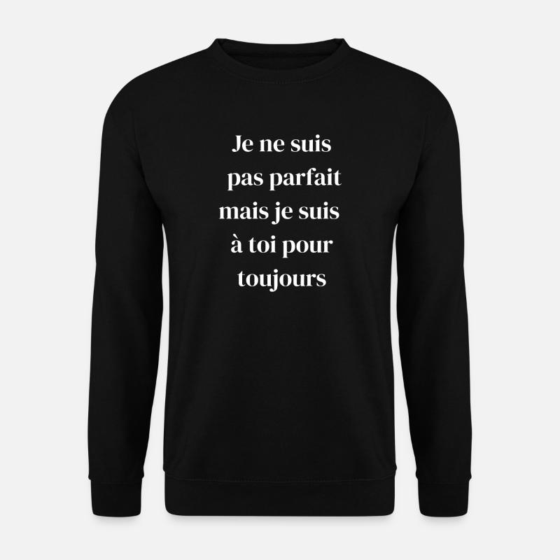 Eternal love despite flaws - Unisex Sweatshirt - black