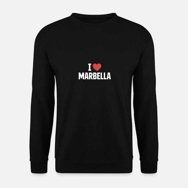 I love Marbella - Unisex Pullover - Schwarz