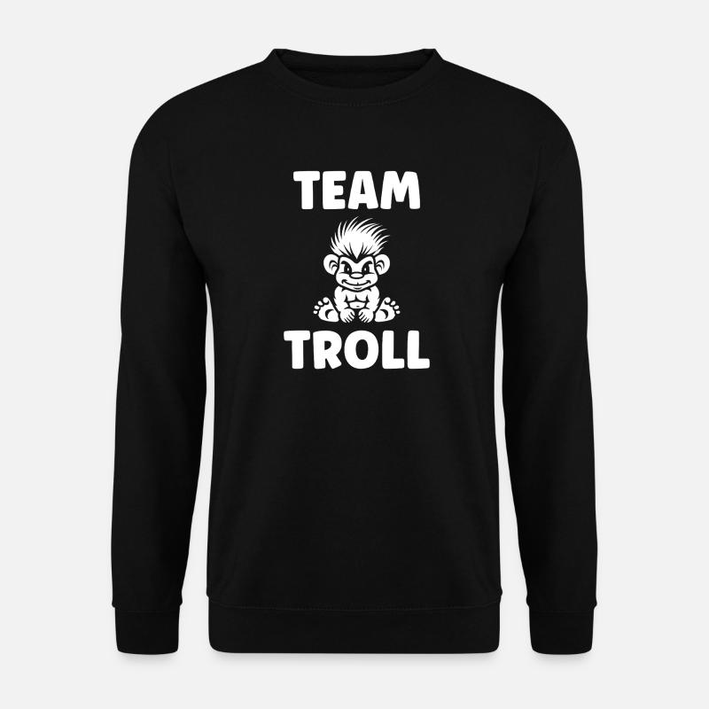 Troll - Unisex Pullover - Schwarz