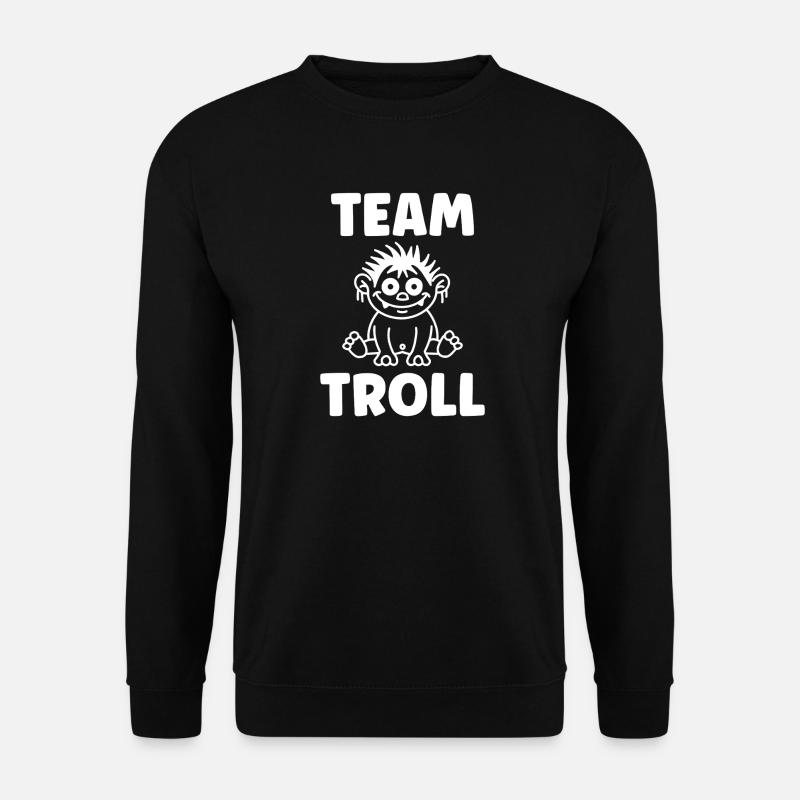 Troll - Unisex Pullover - Schwarz