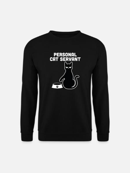 Personal Cat Servant - Unisex Sweatshirt - black