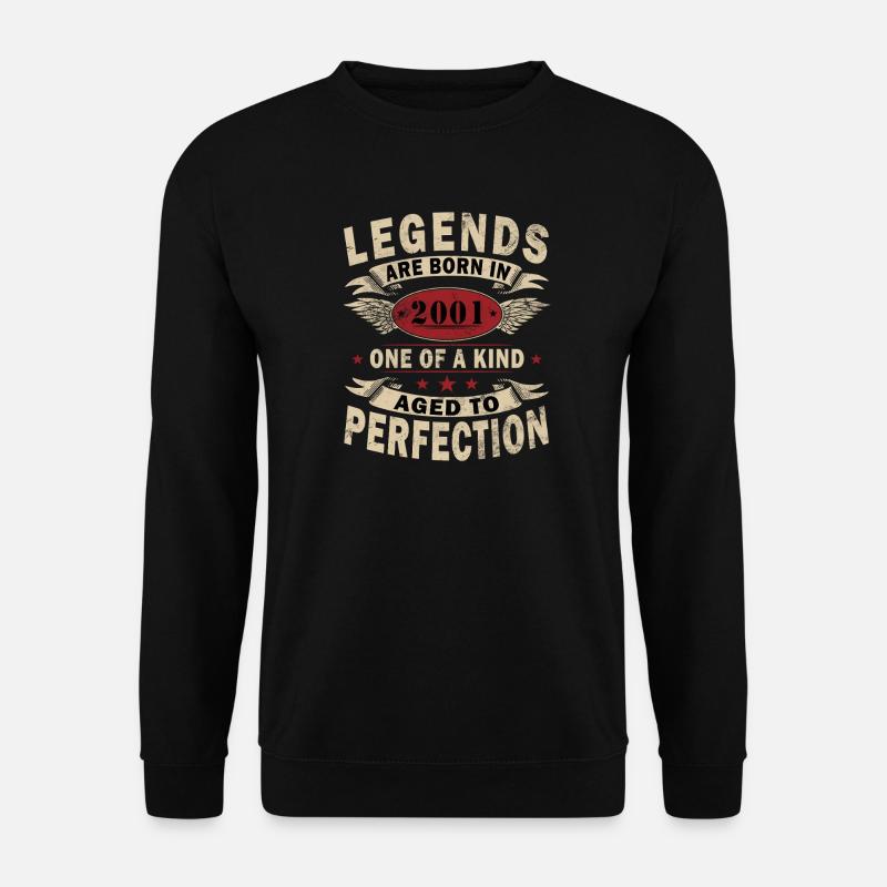 LEGENDE 2001, JAHRGANG 2001 - Unisex Pullover - Schwarz