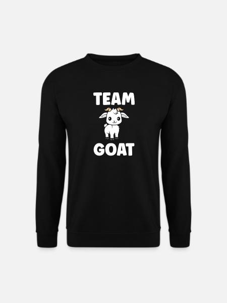 Team Goat Cute Illustration - Unisex Sweatshirt - black
