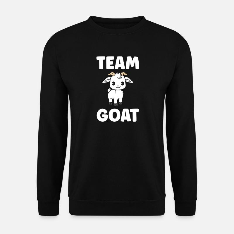 Team Ziegen-Süße Illustration - Unisex Pullover - Schwarz