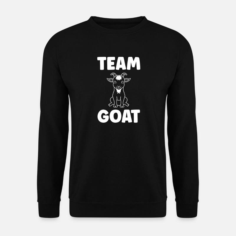 Team GOAT Chèvre Logo - Unisex Sweatshirt - black