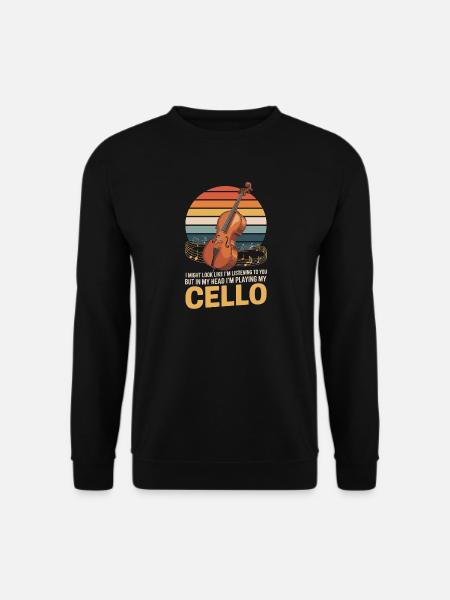 Playing My Cello - Unisex Sweatshirt - black