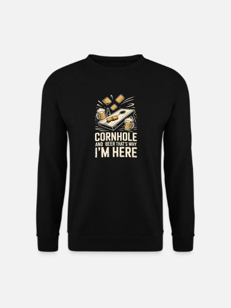 Cornhole And Beer  - Unisex Sweatshirt - black