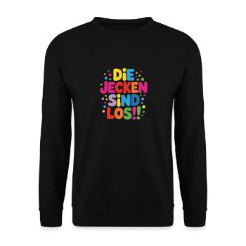 Costume du Carnaval de Jecken - Sweat-shirt Unisexe - noir - Devant - Alina (178cm) & Michal (187cm)