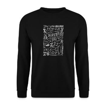 Math's Algebra Mathematics - Unisex Pullover - Schwarz - Vorne - Alina (178cm) & Michal (187cm)
