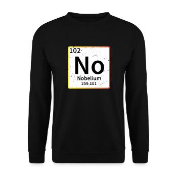 Pas de tableau périodique de chimie - Sweat-shirt Unisexe - noir - Devant - Alina (178cm) & Michal (187cm)