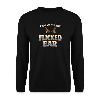 Pferdestimmung Humor Erfahrener Pferdebesitzer - Unisex Pullover - Schwarz - Vorne - Alina (178cm) & Michal (187cm)
