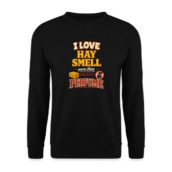 Horses Lifestyle Equestrian Identity Proud Horse - Unisex Sweatshirt - black - Front - Alina (178cm) & Michal (187cm)