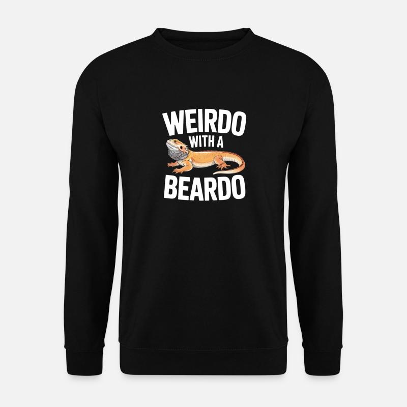 Weirdo With A Beardo - Unisex Sweatshirt - black