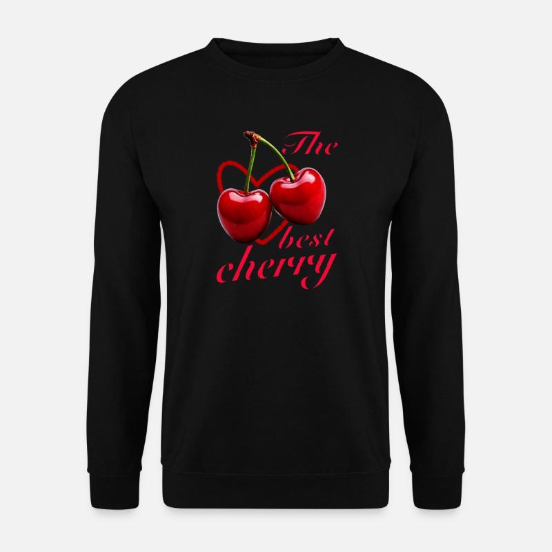 CHERRIES The best cherry - Unisex Sweatshirt - black