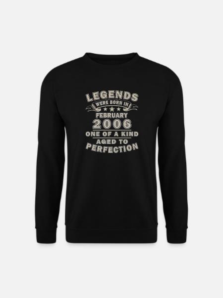 February 2006 Birthday Legend - Unisex Sweatshirt - black