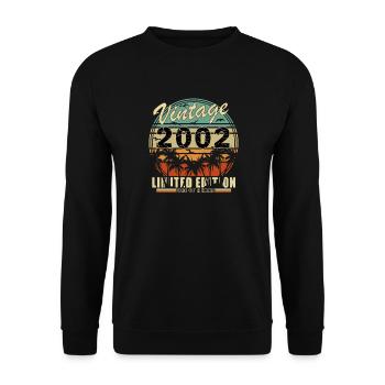 24e anniversaire 2002 - Sweat-shirt Unisexe - noir - Devant - Alina (178cm) & Michal (187cm)