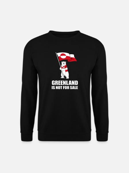 Grönland Nein zum Bärenverkauf - Unisex Pullover - Schwarz