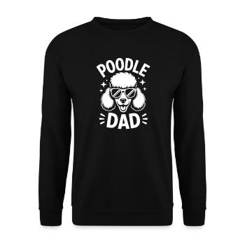Paroles de caniche Caniche Cadeau drôle de caniche - Sweat-shirt Unisexe - noir - Devant - Alina (178cm) & Michal (187cm)
