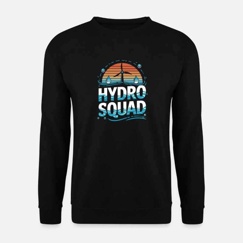 Hydro Squad Renewable Energy Hydropower - Unisex Sweatshirt - black