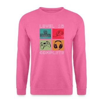 Level 15 Complete - Unisex Pullover - Pink - Vorne