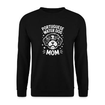 Portuguese Water Dog Sayings Funny Gift - Unisex Sweatshirt - black - Front - Alina (178cm) & Michal (187cm)