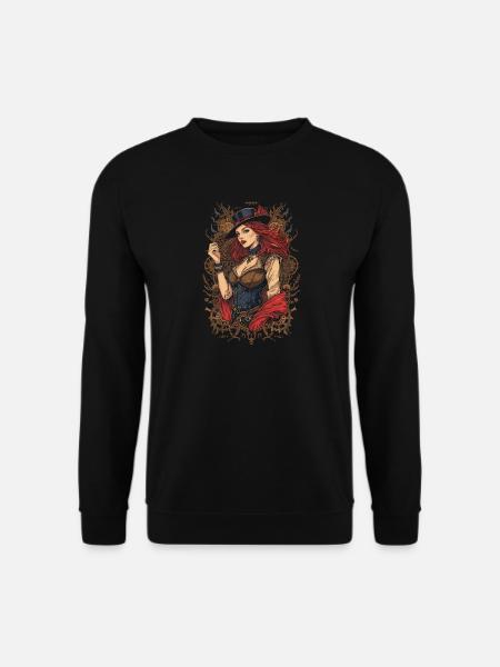 Femmes Steampunk Magnifiques Steampunk - Sweat-shirt Unisexe - noir