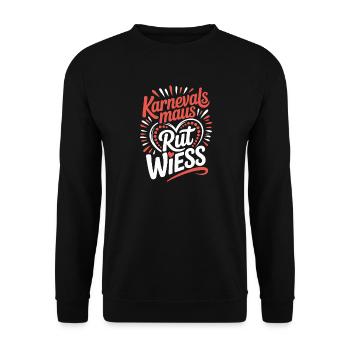 Carnival Mouse Rut Wiess Cologne Cologne Cologne Carnival Mouse - Unisex Sweatshirt - black - Front - Alina (178cm) & Michal (187cm)