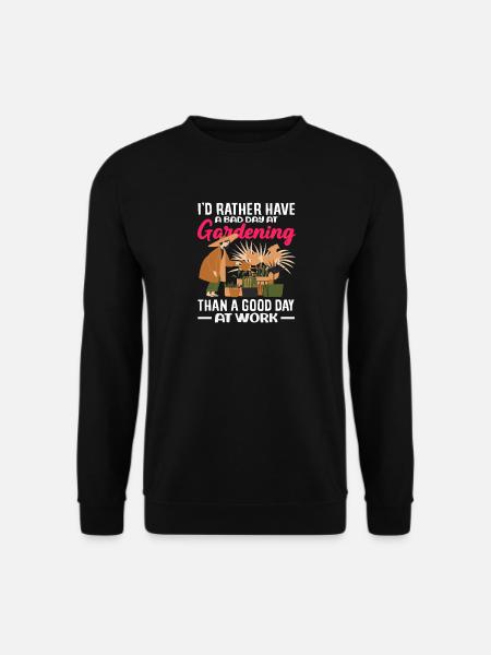 Plant Lovers Gardening Hobby Plants - Unisex Sweatshirt - black