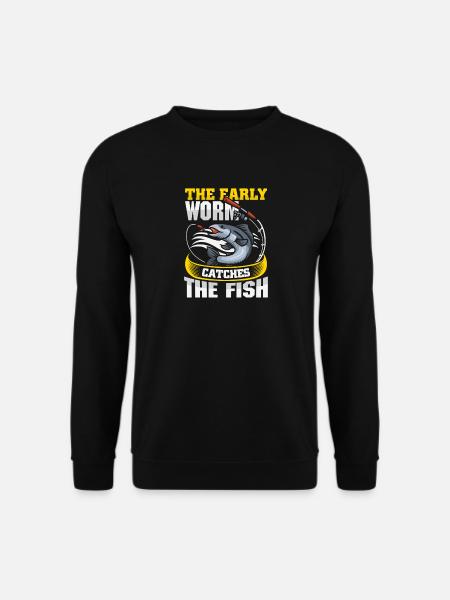 Pêcheur, pêcheur, dits, Petri Heil - Sweat-shirt Unisexe - noir