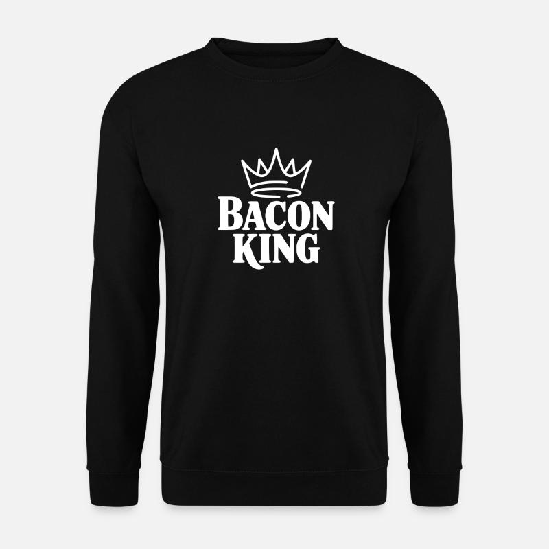 Bacon King - Unisex Pullover - Schwarz