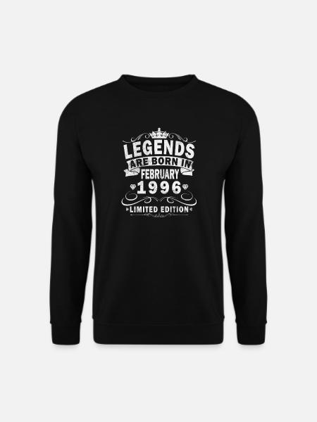 30e anniversaire février 1996 Millésime - Sweat-shirt Unisexe - noir