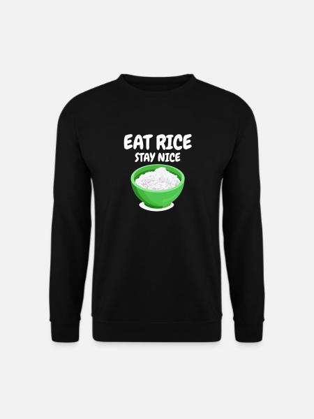 Rice International Cuisine Rice Lovers - Unisex Sweatshirt - black