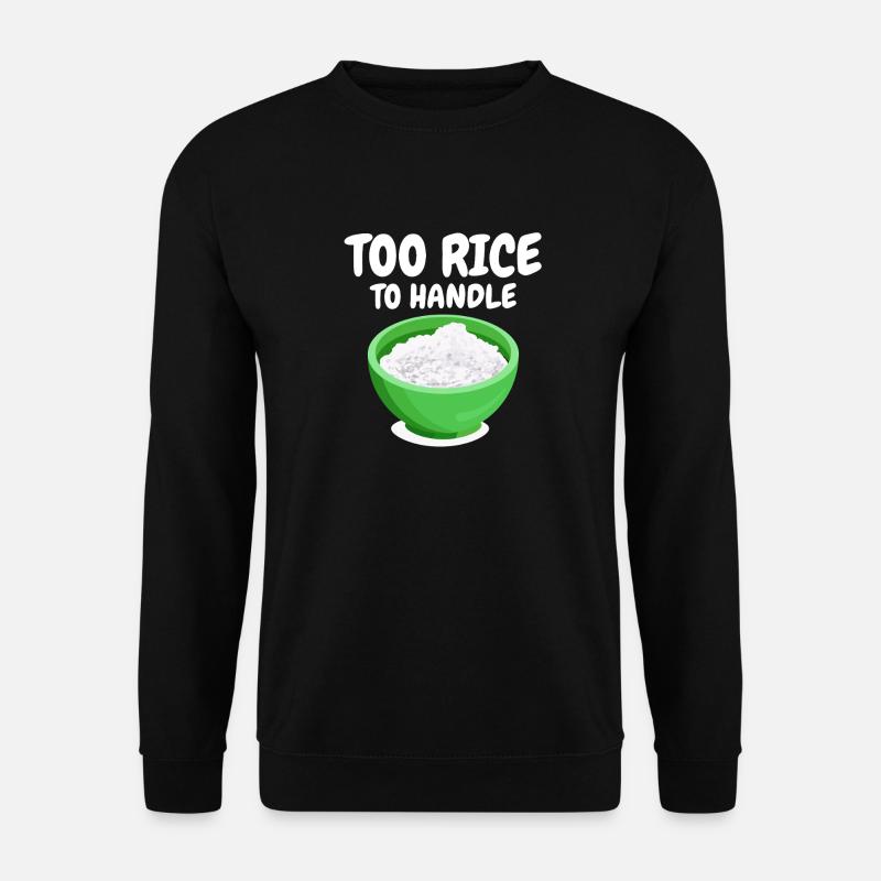 Rice Lover Chef Cooking Gift - Unisex Sweatshirt - black